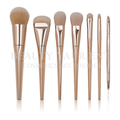 Le signore uniche di colore compongono la pelle del set di pennelli dei capelli 7pcs delle spazzole PBT amichevole